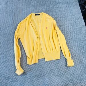 Polo by Ralph Lauren Yellow Cardigan